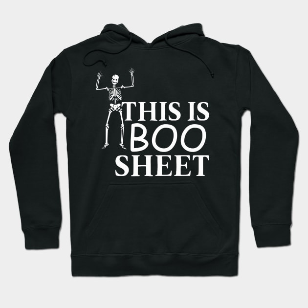 This is boo sheet funny skeleton Hoodie by WhiteTeeRepresent